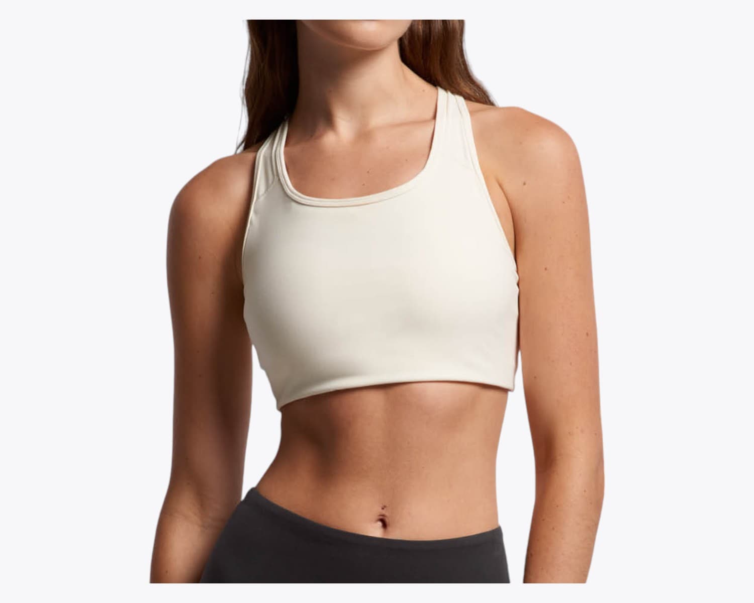 AS Colour 4640 Women's Active Bra Top in Ecru (size:small, view:front)