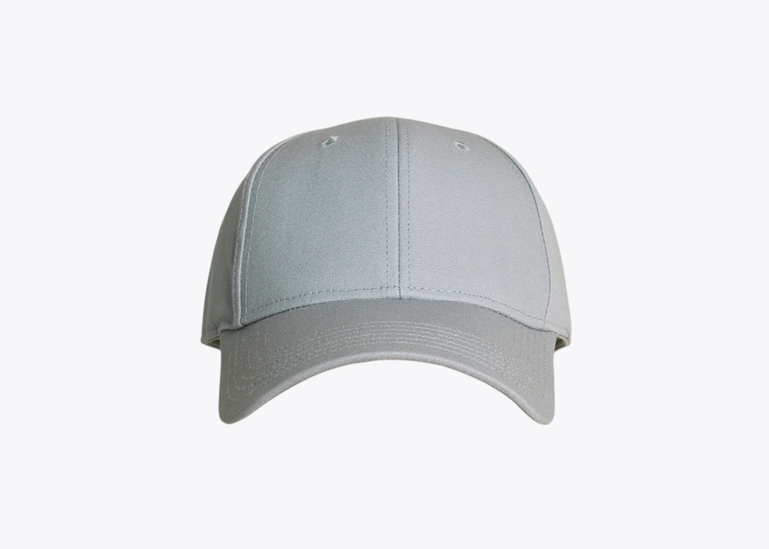Otto Cap 19-3 Low Profile Baseball Cap in Gray (size:one size fits most, view:front)